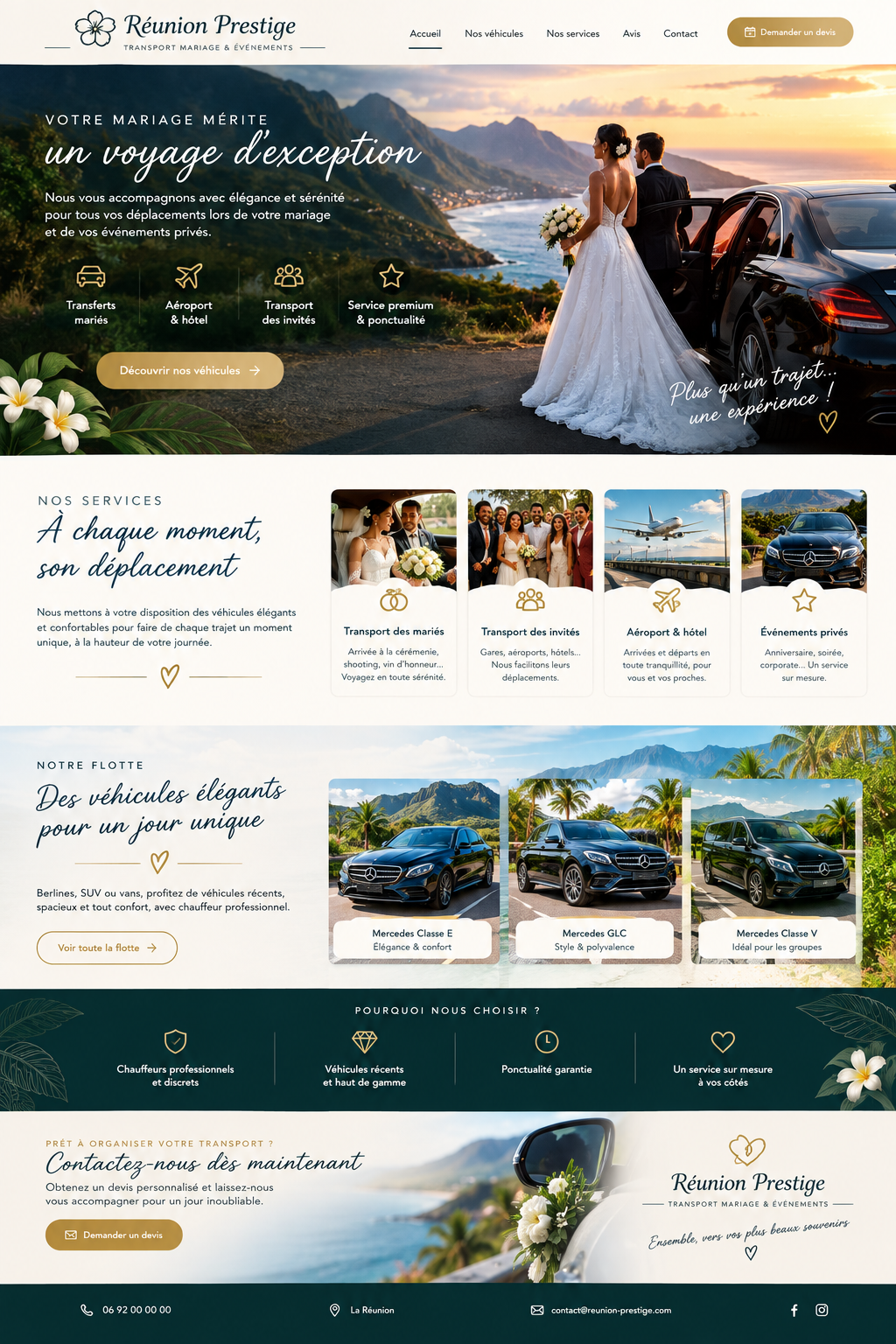 Présentation visuelle Réunion Prestige