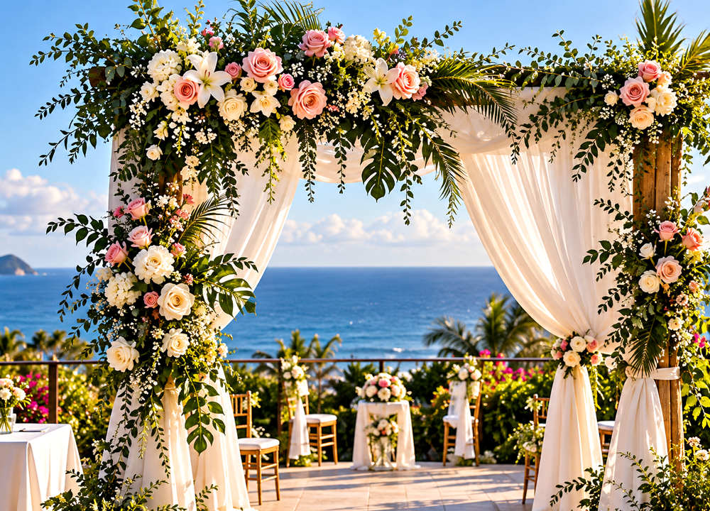 Cérémonie de mariage en extérieur