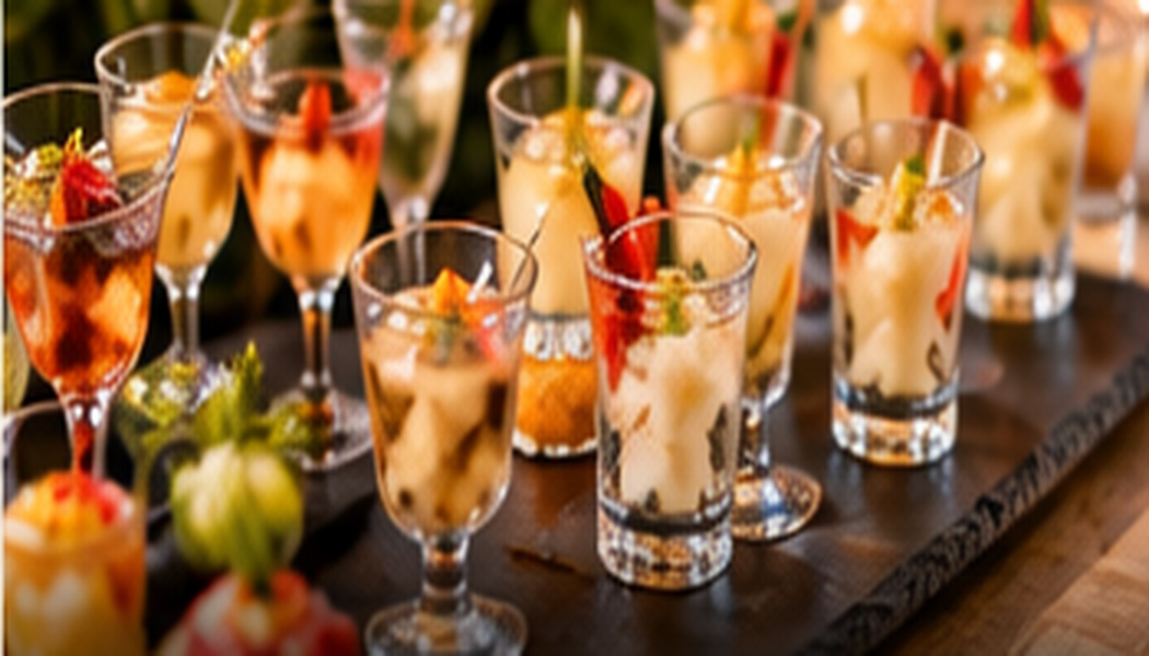 Cocktail et verrines raffinées